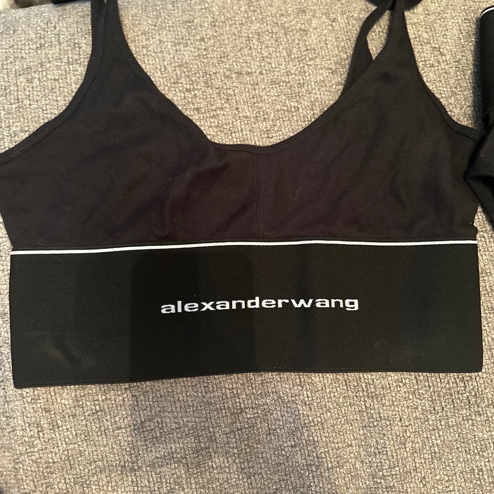 Alexander wang bralette and underpants